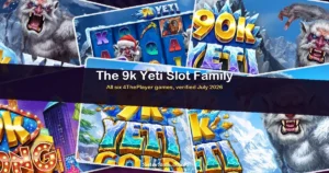 The 9k Yeti slot family by 4ThePlayer - all six games