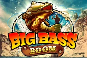 Big Bass Boom slot logo