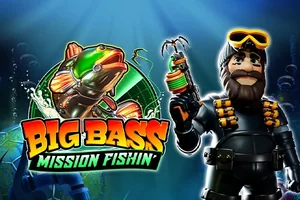 Big Bass Mission Fishin' slot logo