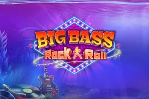 Big Bass Rock and Roll slot logo