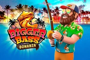 Bigger Bass Bonanza slot logo