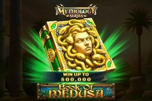 Book of Medusa slot logo
