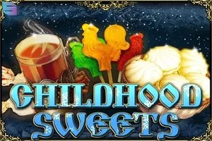 Childhood Sweets slot logo
