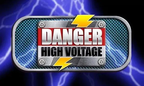 Danger High Voltage slot logo, the Big Time Gaming original behind these Danger High Voltage sister slots