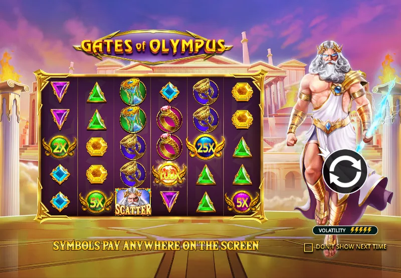 Gates of Olympus slot screenshot