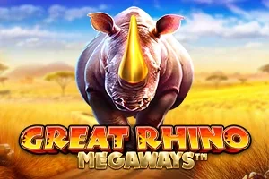 Great Rhino Megaways slot logo
