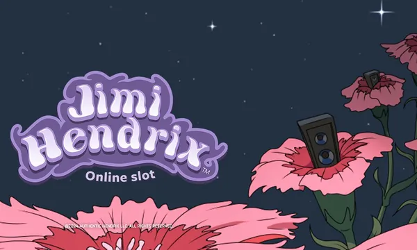Jimi Hendrix Online Slot logo — NetEnt Rocks trilogy