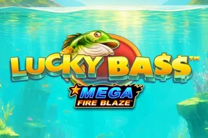 Lucky Bass Mega Fire Blaze slot logo