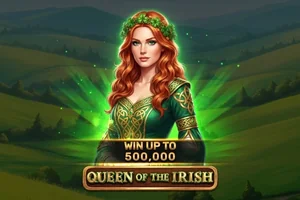 Queen of the Irish slot logo