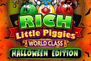 Rich Little Piggies World Class Halloween Edition slot logo
