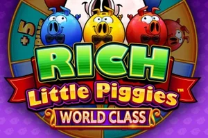 Rich Little Piggies World Class slot logo