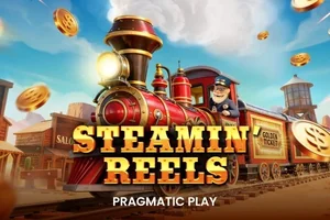 Steamin' Reels slot logo