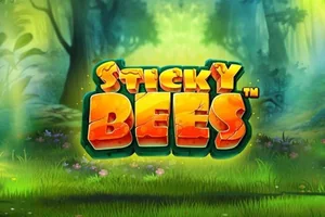 Sticky Bees slot logo