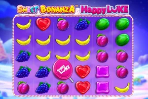 Sweet Bonanza HappyLuke slot logo
