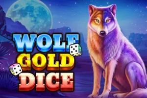 Wolf Gold Dice slot logo