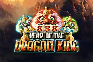 Year of the Dragon King slot logo